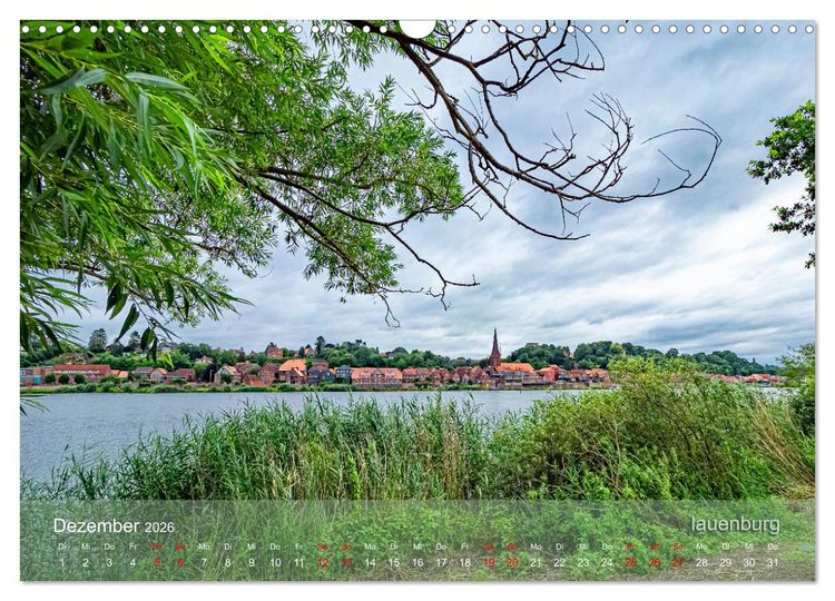 Produktbild: der elbestrom urbanes (Wandkalender 2026 DIN A3 quer), CALVENDO Monatskalender