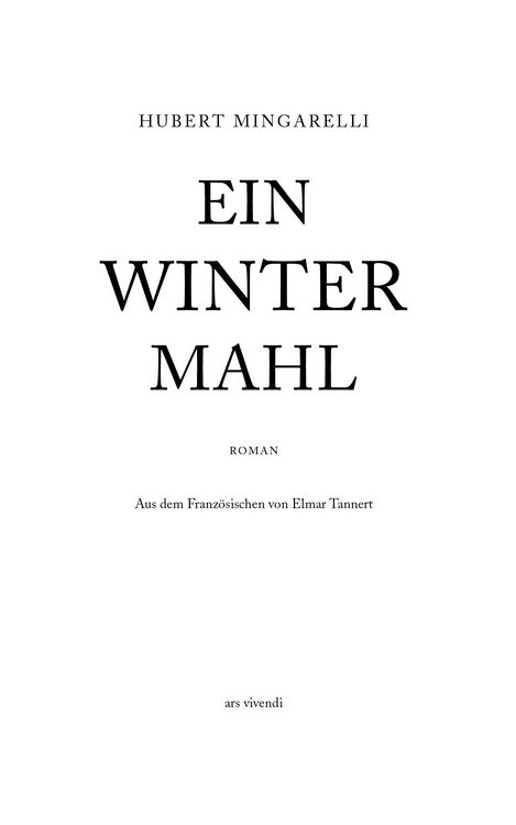 Produktbild: Ein Wintermahl