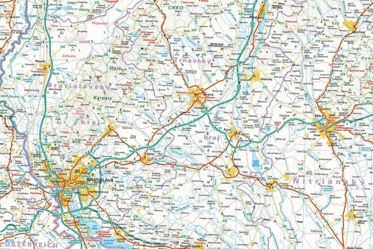 Produktbild: Reise Know-How Landkarte Slowakei (1:280.000)
