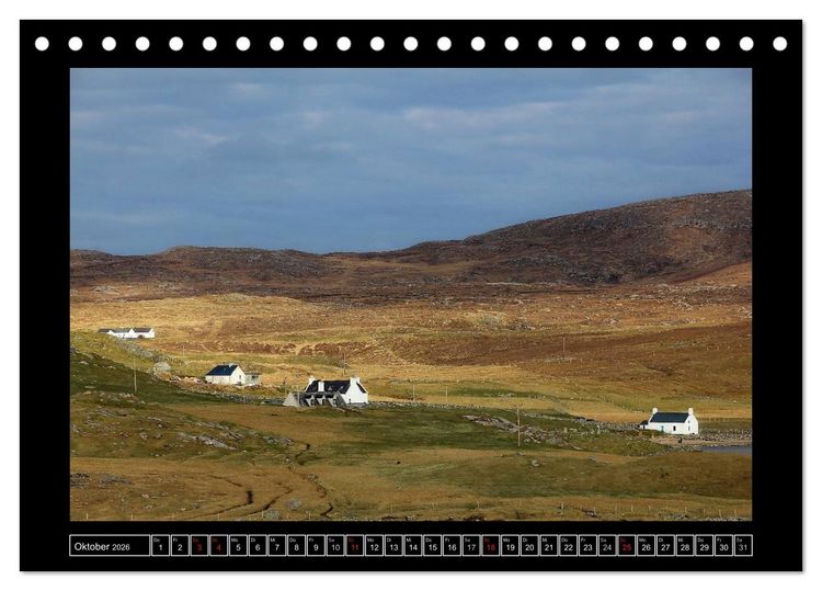 Produktbild: Schottlands wilder Westen (Tischkalender 2026 DIN A5 quer), CALVENDO Monatskalender