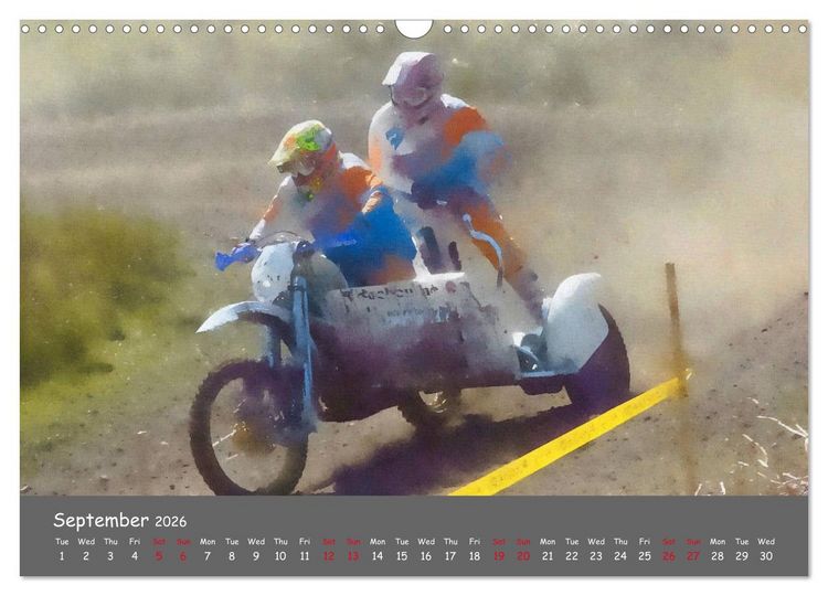 Produktbild: Enduro Racing (Wall Calendar 2026 DIN A3 landscape), CALVENDO 12 Month Wall Calendar