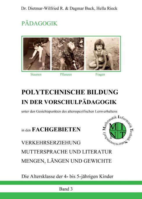 Produktbild: POLYTECHNISCHE BILDUNG IN DER VORSCHULP&Auml;DAGOGIK - Unter den Gesichtspunkten des altersspezifischen Lernverhaltens