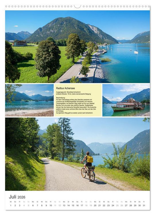 Produktbild: Radlgl&uuml;ck mit Alpenblick 2026 (hochwertiger Premium Wandkalender 2026 DIN A2 hoch), Kunstdruck in Hochglanz