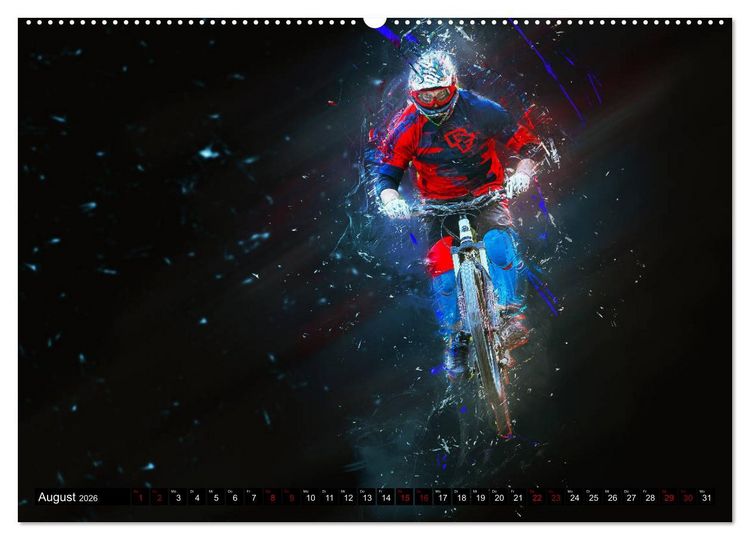 Produktbild: Downhill Explosion (Wandkalender 2026 DIN A2 quer), CALVENDO Monatskalender