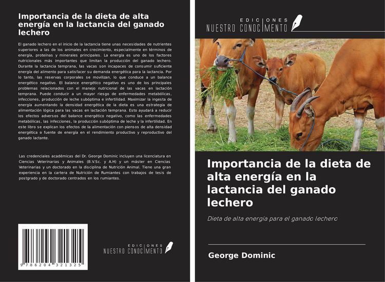 Produktbild: Importancia de la dieta de alta energ&iacute;a en la lactancia del ganado lechero