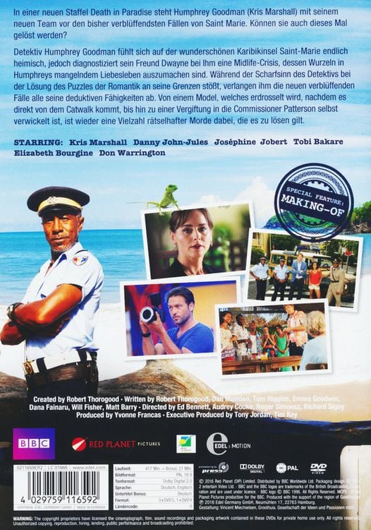 Produktbild: Death in Paradise - Staffel 5 [4 DVDs]