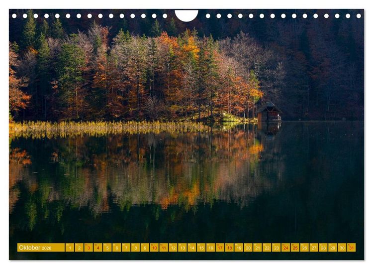 Produktbild: Salzkammergut und Eisenwurzen (Wandkalender 2026 DIN A4 quer), CALVENDO Monatskalender