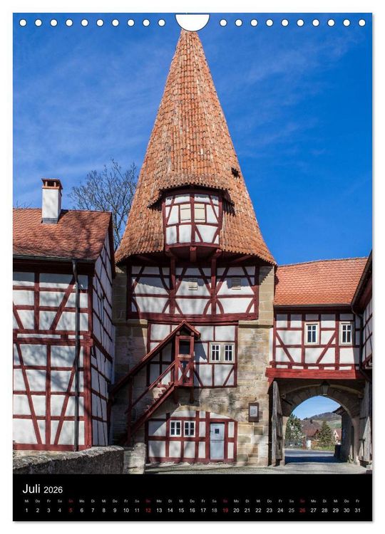 Produktbild: Iphofen - Wein und Kultur (Wandkalender 2026 DIN A4 hoch), CALVENDO Monatskalender