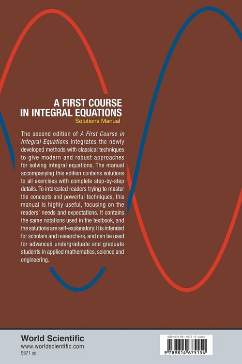 Produktbild: First Course Inte Sol Mnl(2nd Ed)