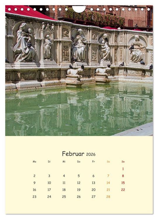 Produktbild: Siena - Impressionen (Wandkalender 2026 DIN A4 hoch), CALVENDO Monatskalender