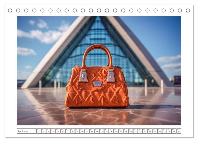 Produktbild: Moderne Handtaschen (Tischkalender 2026 DIN A5 quer), CALVENDO Monatskalender