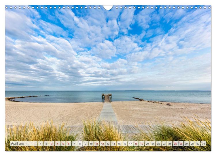 Produktbild: MEEREBRISE Erholsame Momente an der K&uuml;ste (Wandkalender 2026 DIN A3 quer), CALVENDO Monatskalender