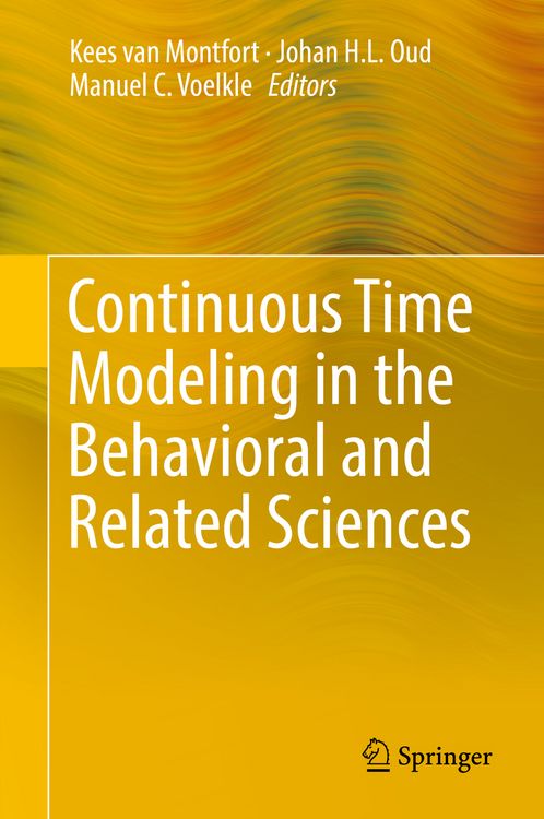 Produktbild: Continuous Time Modeling in the Behavioral and Related Sciences