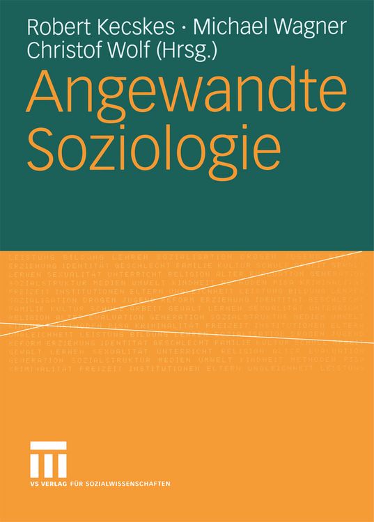 Produktbild: Angewandte Soziologie