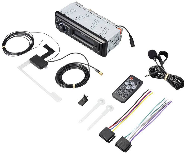 Produktbild: Renkforce RF-ARAR-400 Autoradio inkl. DAB-Antenne, DAB+ Tuner, Bluetooth&reg;-Freisprecheinrichtung