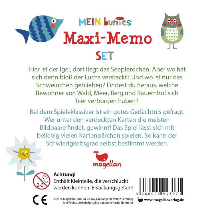 Produktbild: Mein buntes Maxi-Memo-Set