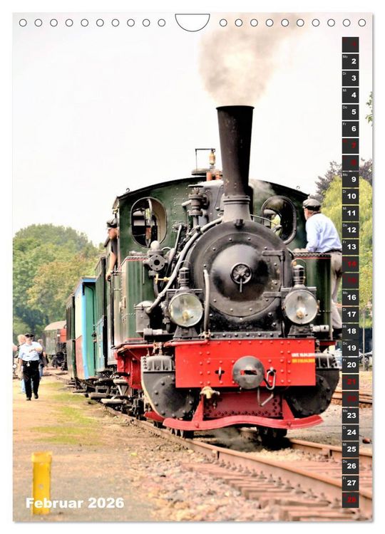 Produktbild: EISENBAHN - NOSTALGIE - 2026 (Wandkalender 2026 DIN A4 hoch), CALVENDO Monatskalender