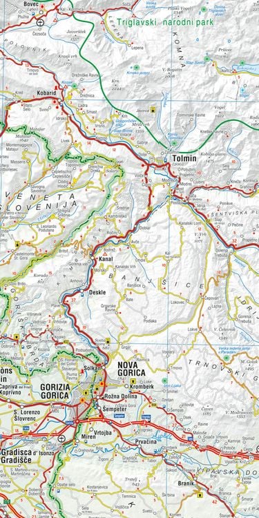 Produktbild: MoTourMaps Slowenien/Julische Alpen 1:250.000
