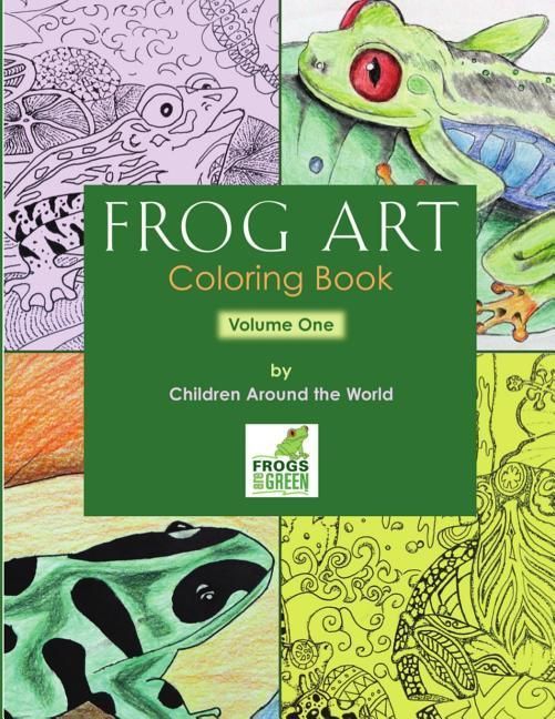 Produktbild: Frog Art Coloring Book Volume 1: By Children Around the World