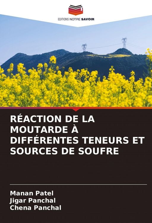 Produktbild: R&Eacute;ACTION DE LA MOUTARDE &Agrave; DIFF&Eacute;RENTES TENEURS ET SOURCES DE SOUFRE