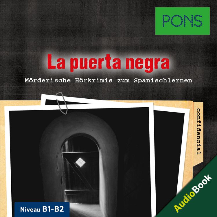 Produktbild: PONS H&ouml;rkrimi Spanisch: La puerta negra