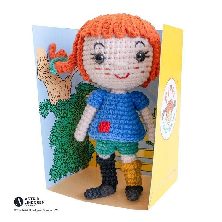 Produktbild: Pippi Langstrumpf - Das offizielle H&auml;kelset zum 80. Geburtstag