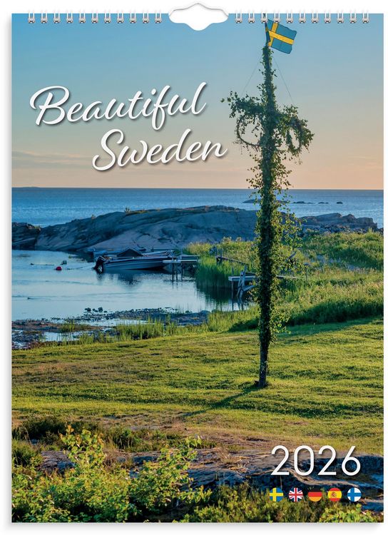 Produktbild: Burde Wandkalender Beautiful Sweden 2026