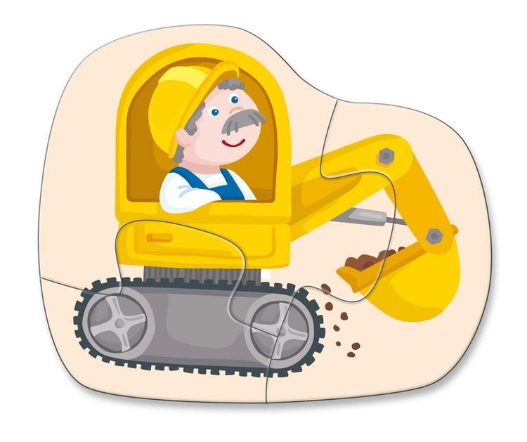 Produktbild: 4 erste Puzzles - Baustelle