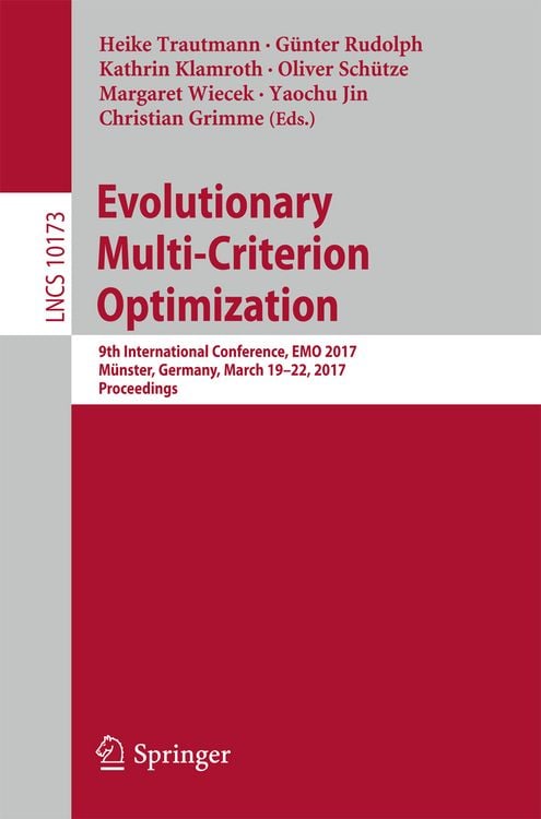Produktbild: Evolutionary Multi-Criterion Optimization
