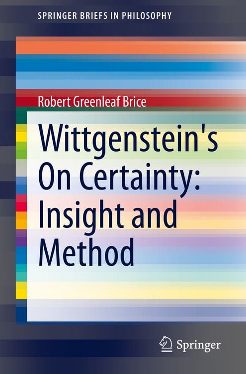 Produktbild: Wittgenstein's On Certainty: Insight and Method