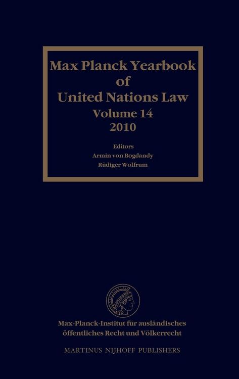 Produktbild: Max Planck Yearbook of United Nations Law, Volume 14 (2010)