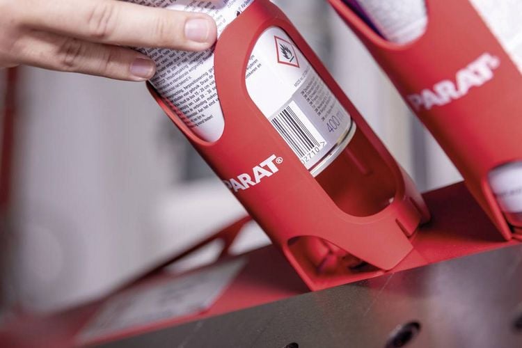 Produktbild: Parat 802010996 Dosenhalter Herstellerfarbe: Rot