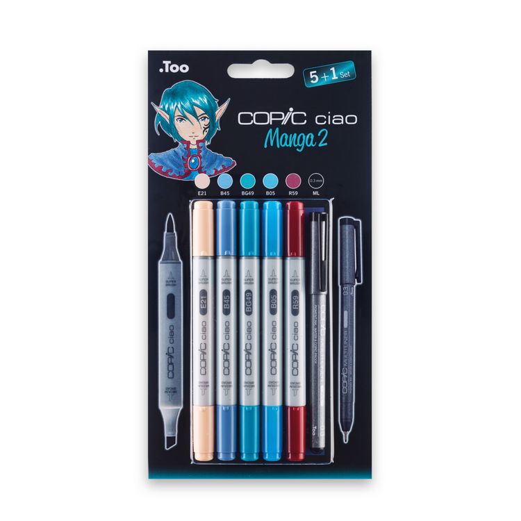 Produktbild: Copic Allroundmarker Ciao 5+1 Set Manga 2
