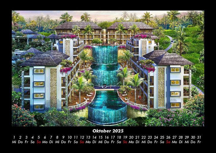 Produktbild: Bali 2025 Fotokalender DIN A3