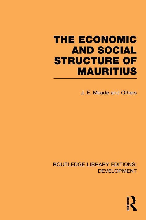 Produktbild: The Economic and Social Structure of Mauritius