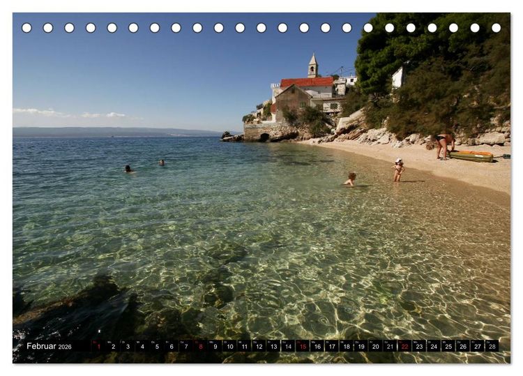 Produktbild: Kroatien (Tischkalender 2026 DIN A5 quer), CALVENDO Monatskalender