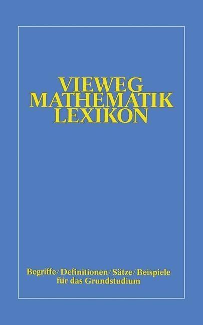 Produktbild: Vieweg-Mathematik-Lexikon