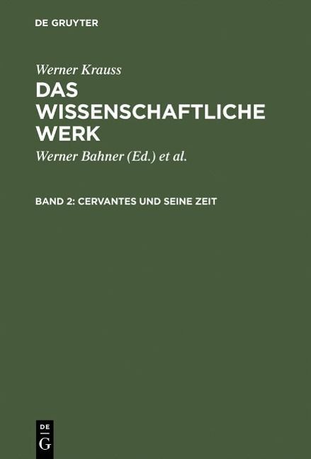 Produktbild: Cervantes und seine Zeit