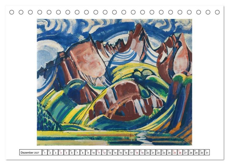 Produktbild: August Babberger (Tischkalender 2027 DIN A5 quer), CALVENDO Monatskalender