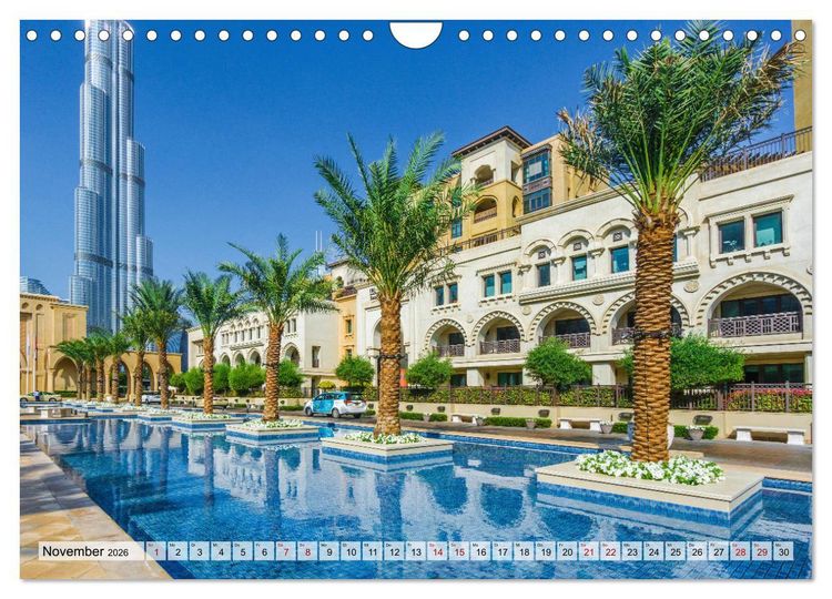 Produktbild: Dubai - Traumstadt der Scheichs (Wandkalender 2026 DIN A4 quer), CALVENDO Monatskalender