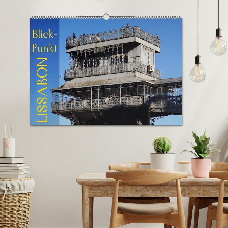 Produktbild: BlickPunkt Lissabon (Wandkalender 2026 DIN A2 quer), CALVENDO Monatskalender