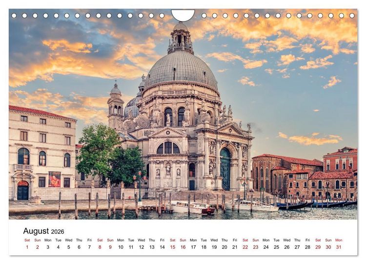 Produktbild: Beautiful Venice (Wall Calendar 2026 DIN A4 landscape), CALVENDO 12 Month Wall Calendar