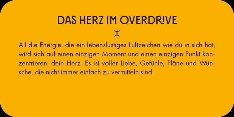 Produktbild: Sternzeichen Zwillinge 40 Karten in Magnetschachtel
