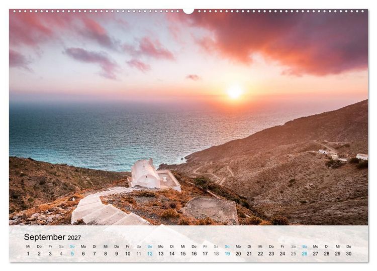 Produktbild: Griechenland - Inselparadies in Europa (Wandkalender 2027 DIN A2 quer), CALVENDO Monatskalender