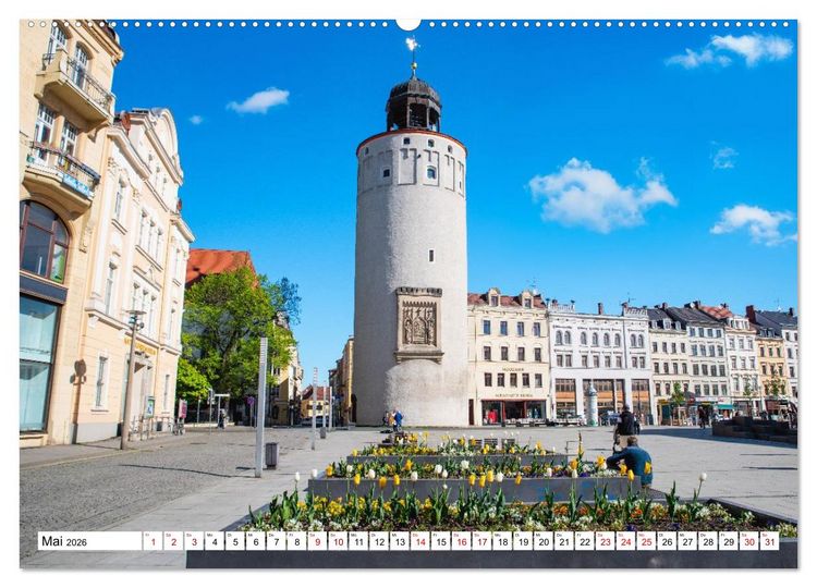 Produktbild: G&ouml;rlitz - Europas verborgene Sch&ouml;nheit an der Nei&szlig;e (hochwertiger Premium Wandkalender 2026 DIN A2 quer), Kunstdruck in Hochglanz