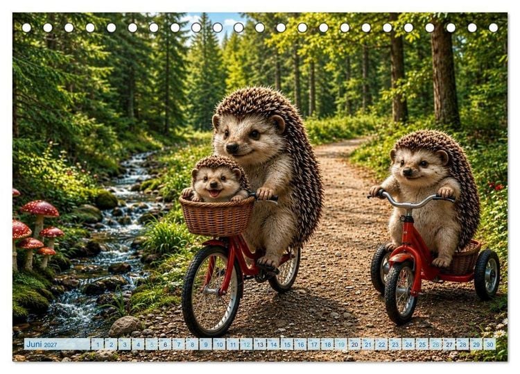 Produktbild: Die zauberhafte Welt der Iglis (Tischkalender 2027 DIN A5 quer), CALVENDO Monatskalender