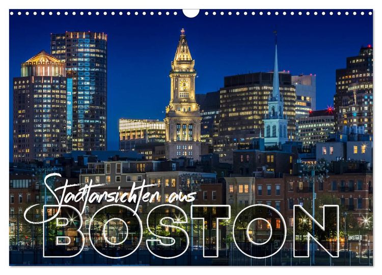 Produktbild: Stadtansichten aus Boston (Wandkalender 2026 DIN A3 quer), CALVENDO Monatskalender