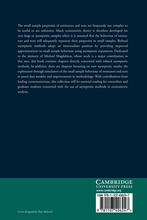 Produktbild: The Refinement of Econometric Estimation and Test Procedures