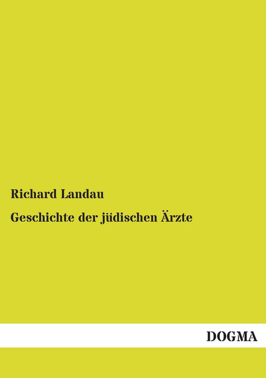 Produktbild: Geschichte der j&uuml;dischen &Auml;rzte