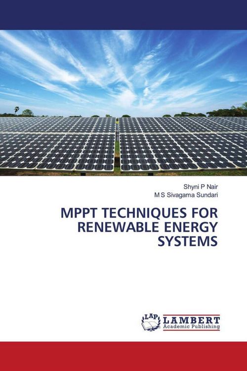 Produktbild: Mppt Techniques For Renewable Energy Systems